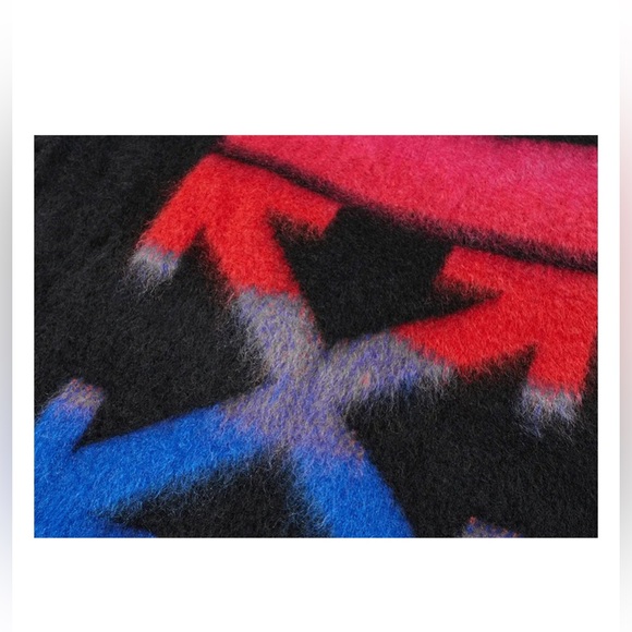 Off-White Brushed Mohair Diag Arrows Logo Knit Sweater - Picture 4 of 8